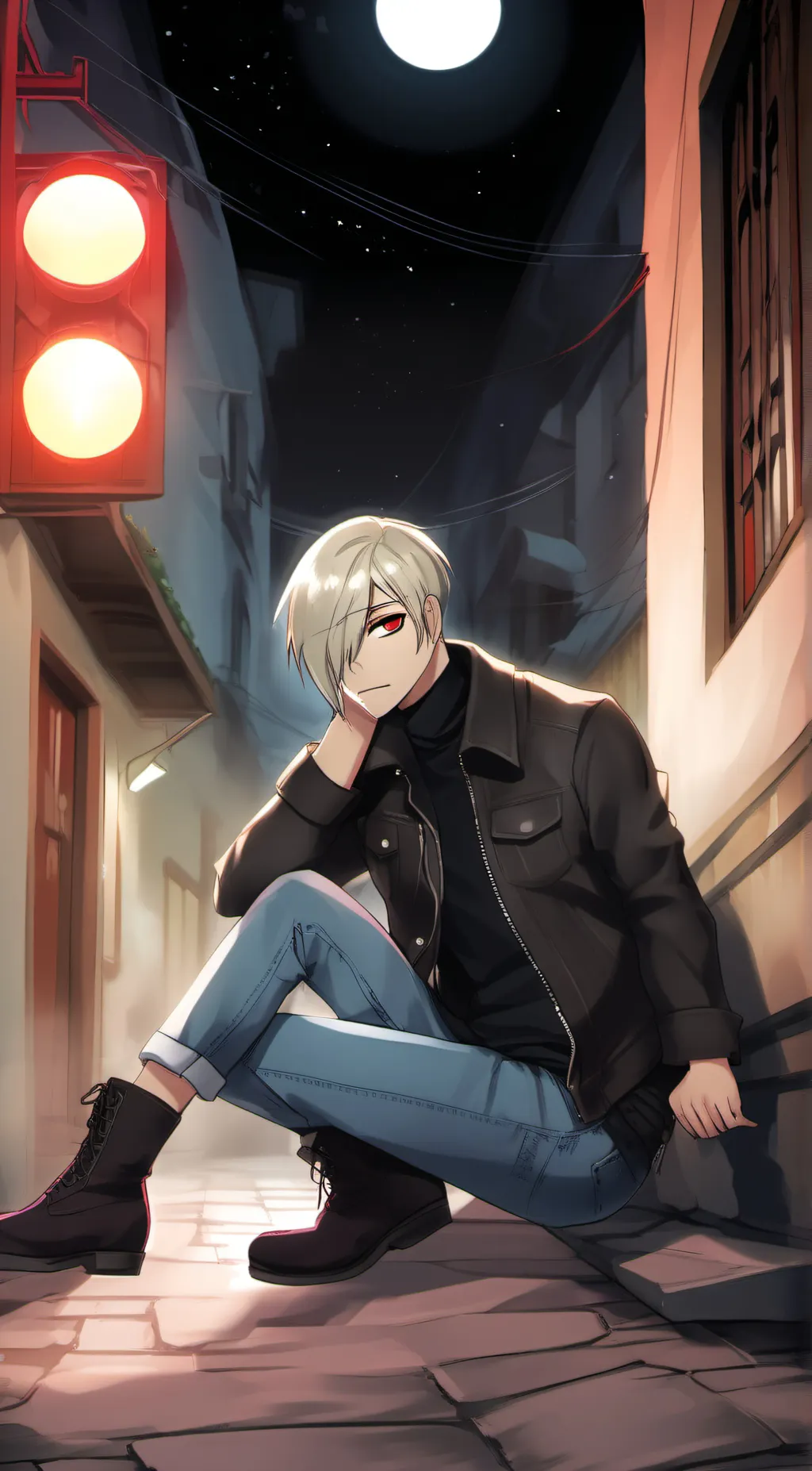 ai character: Ash background