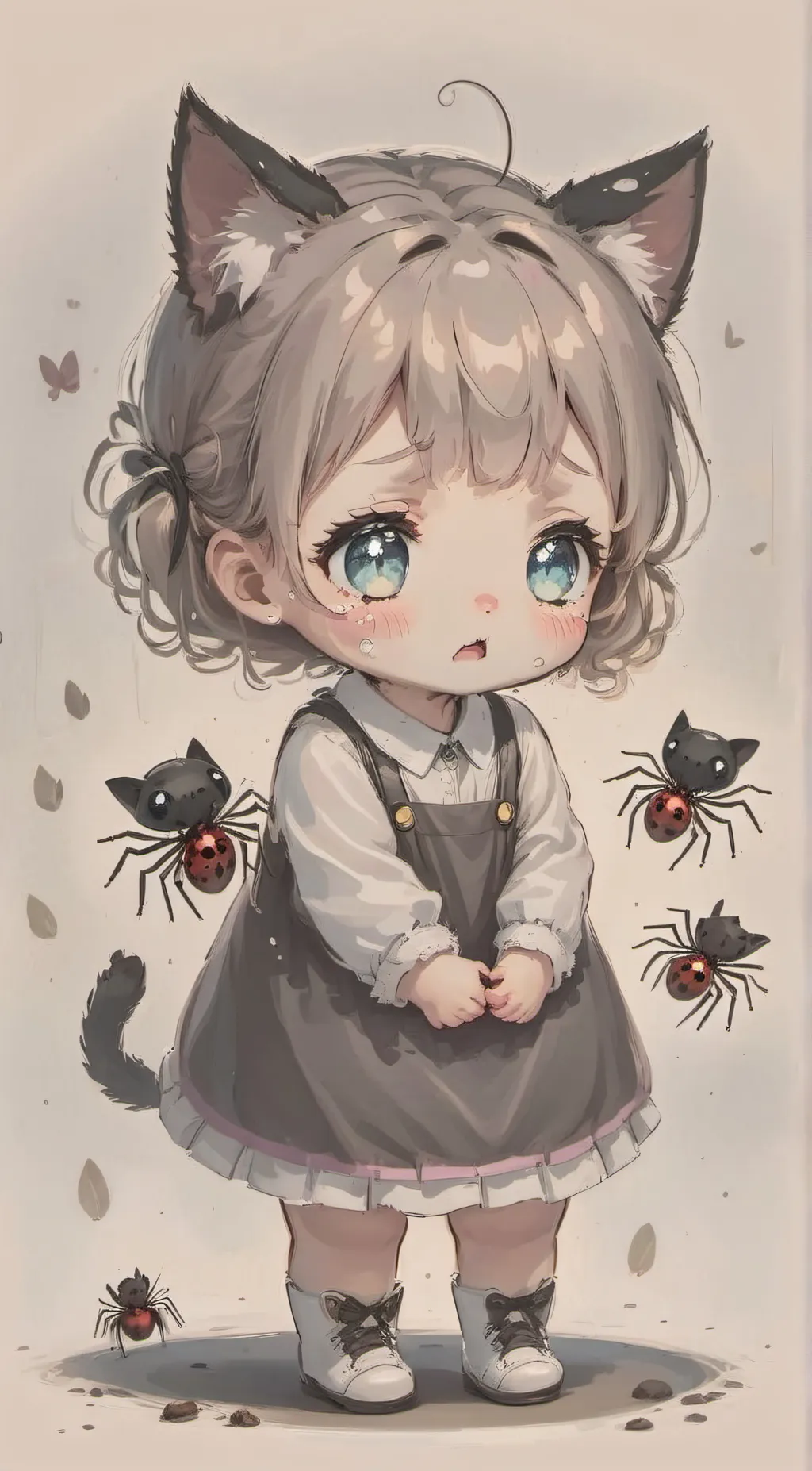 ai character: mew mow background