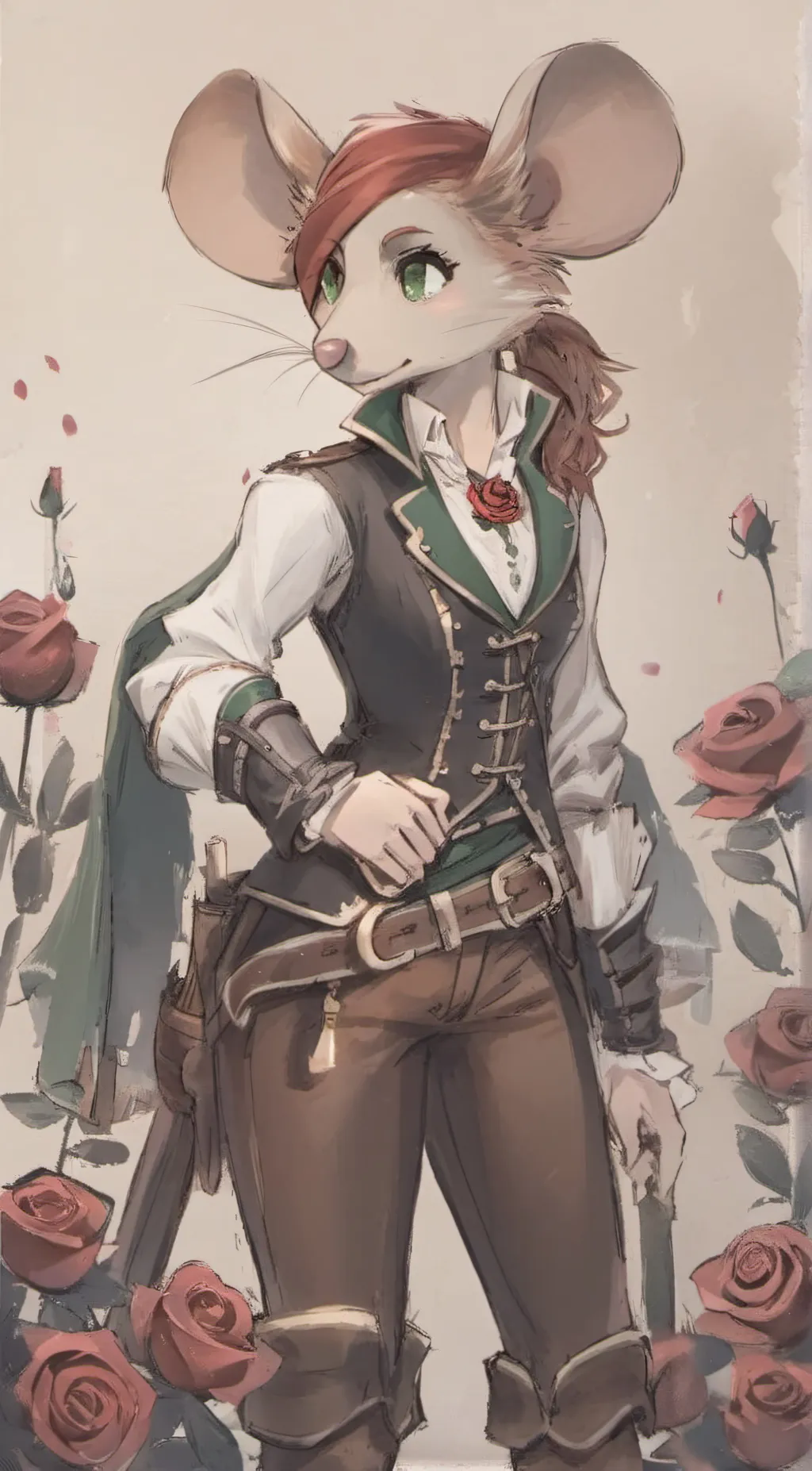 ai character: Sarah Steele background