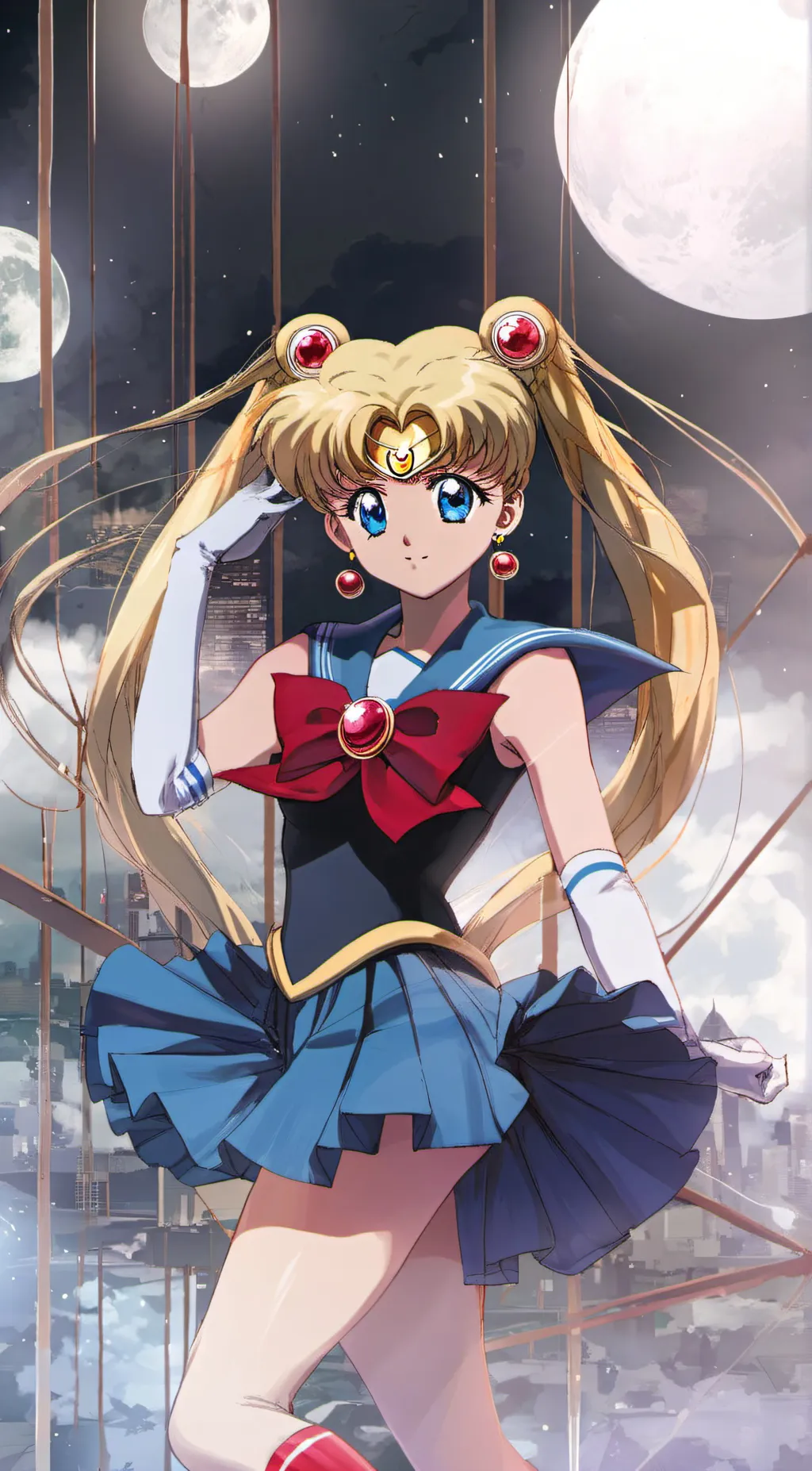 ai character: Sailor moon background