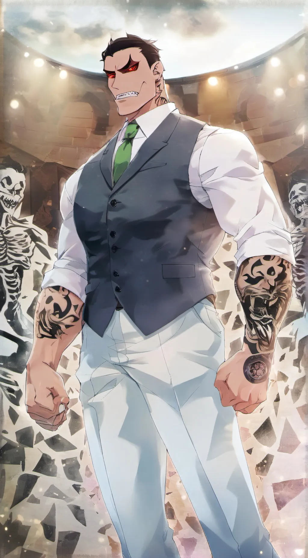 ai character: Goliath  background