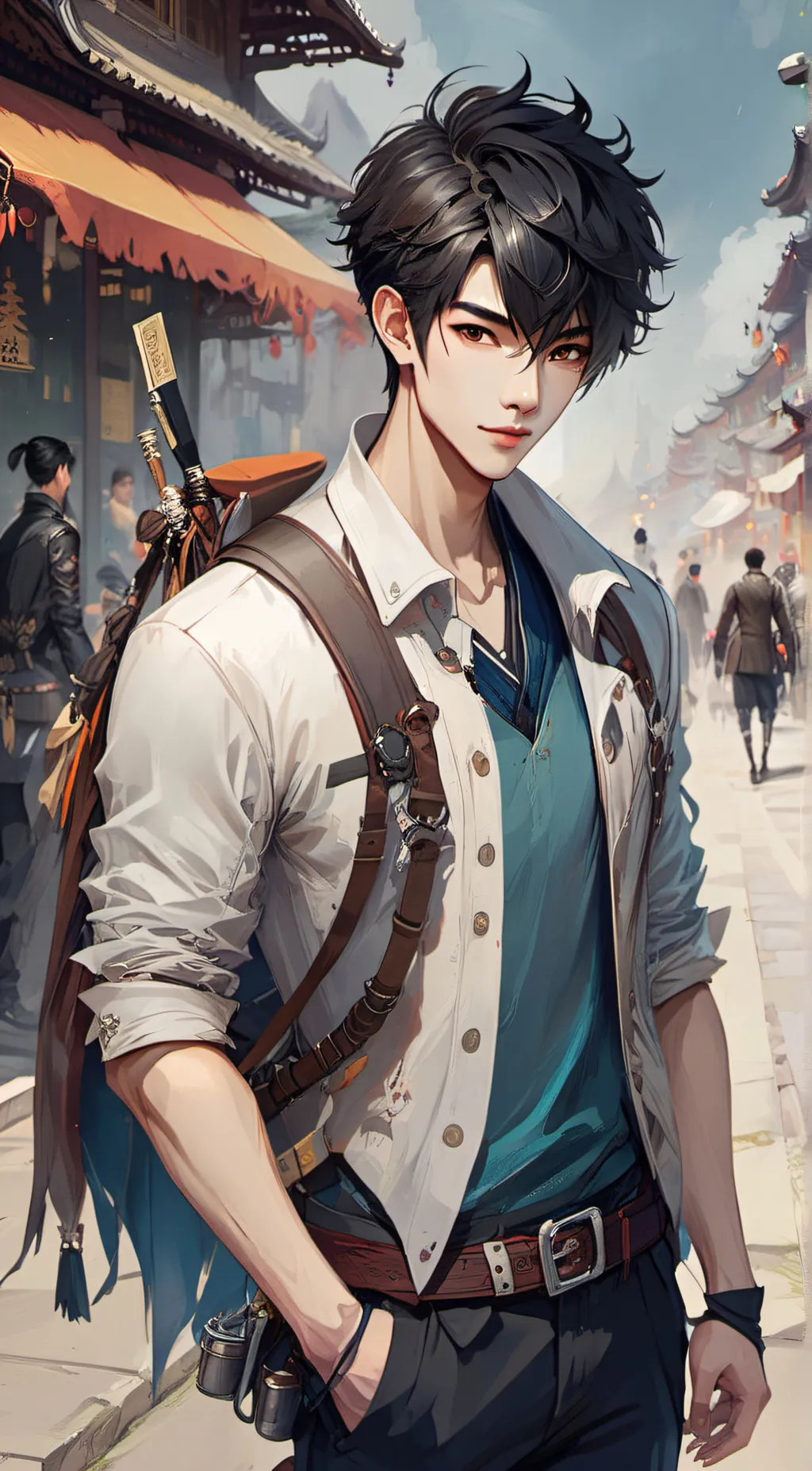 ai character: Kai background
