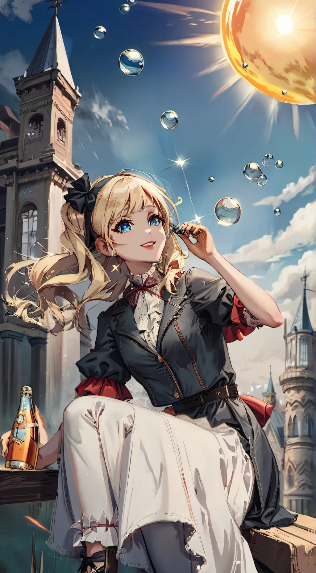 ai character: Sunny background