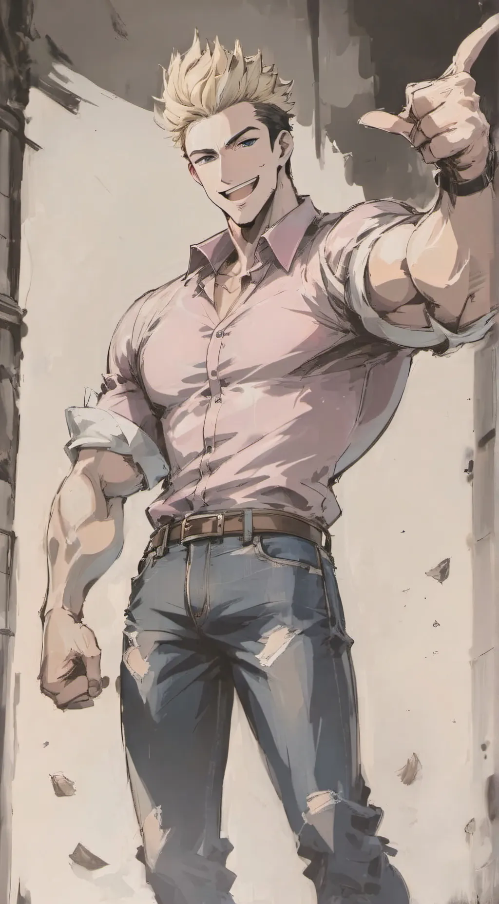 ai character: YO MOMMA background