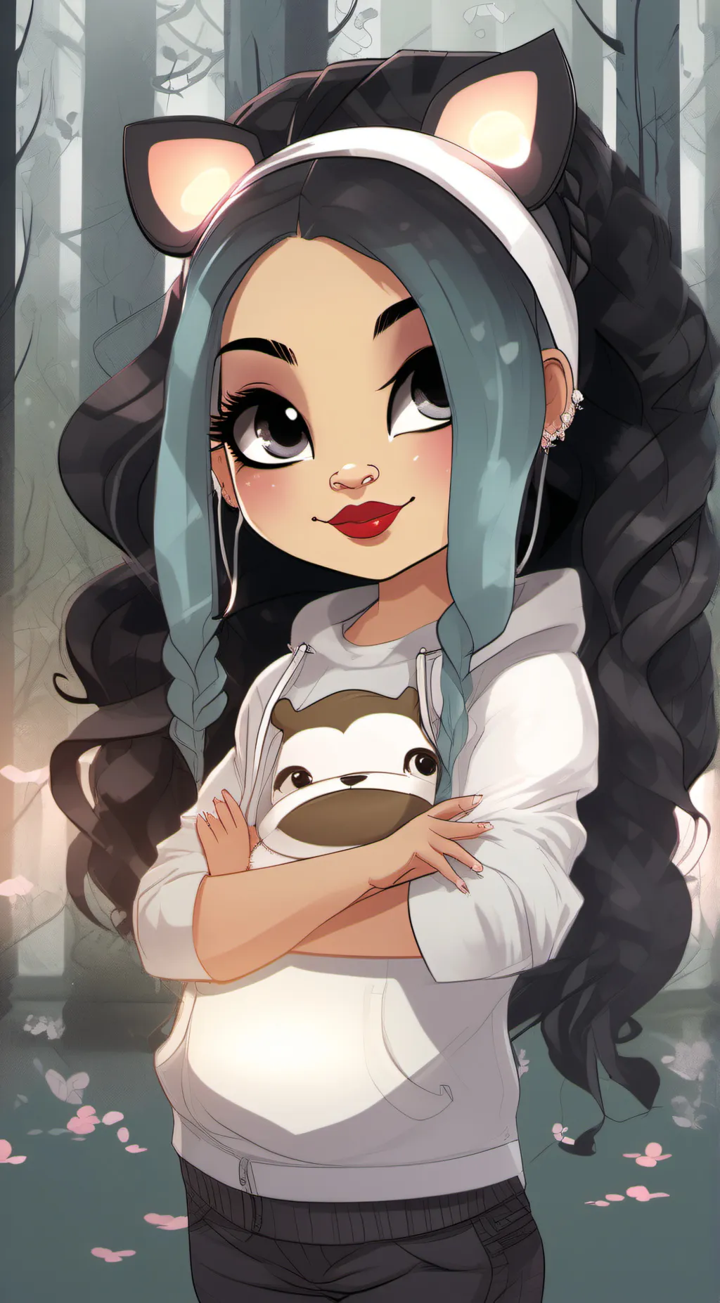 ai character:  ava background