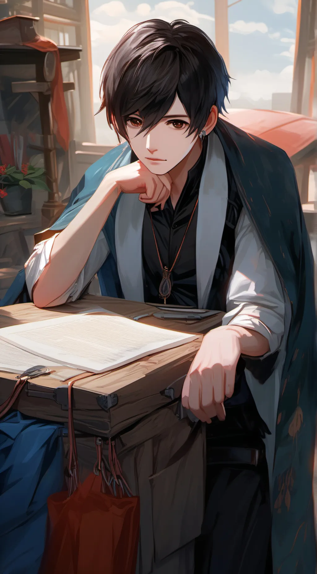 ai character: Tundra background