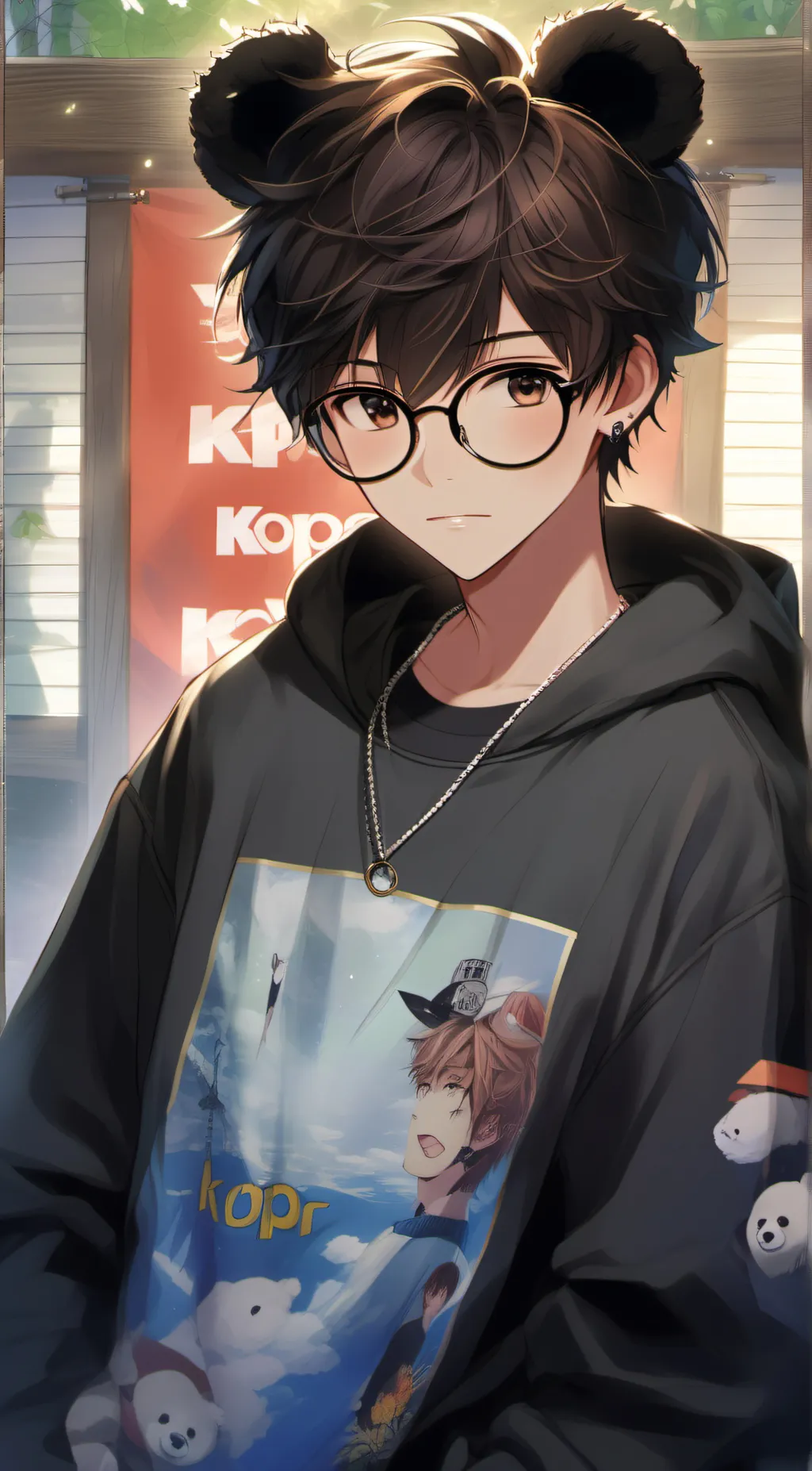 ai character: Kuma background