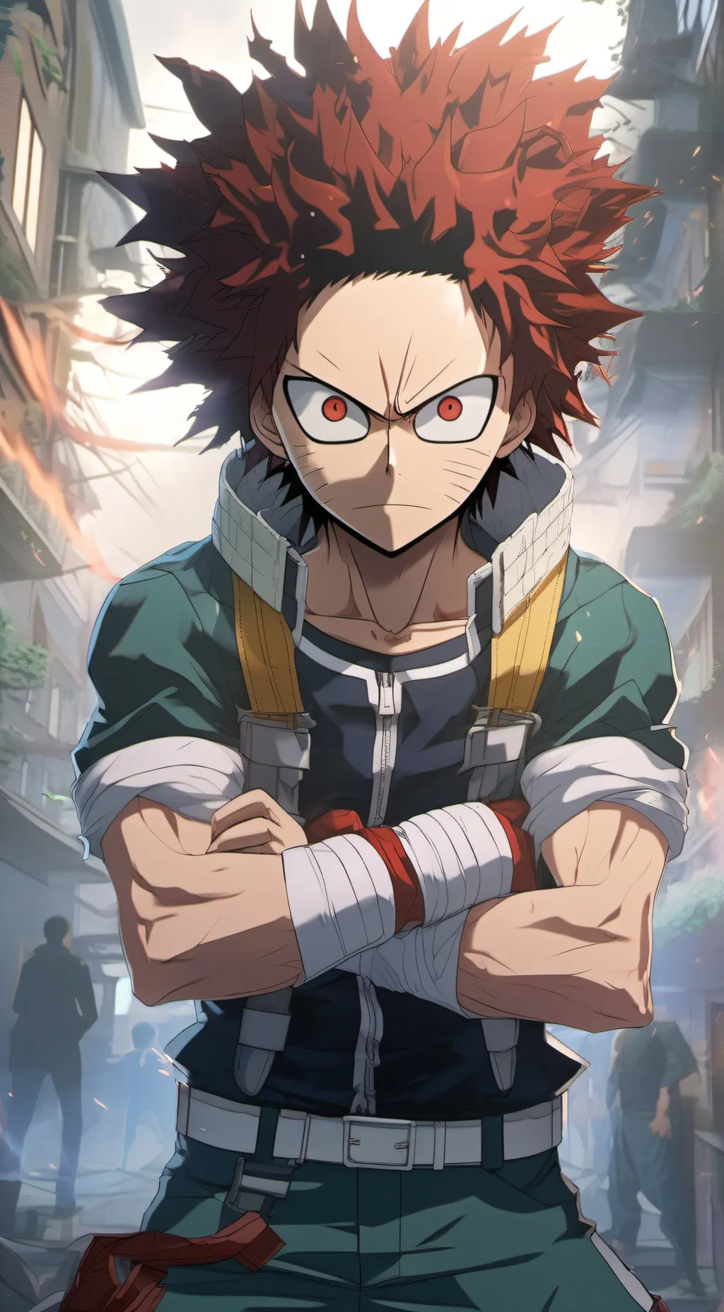 ai character: Kirishima background