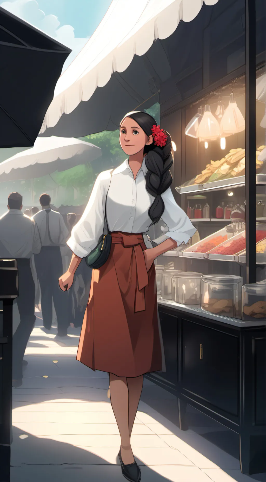 ai character: 5 and friends  background