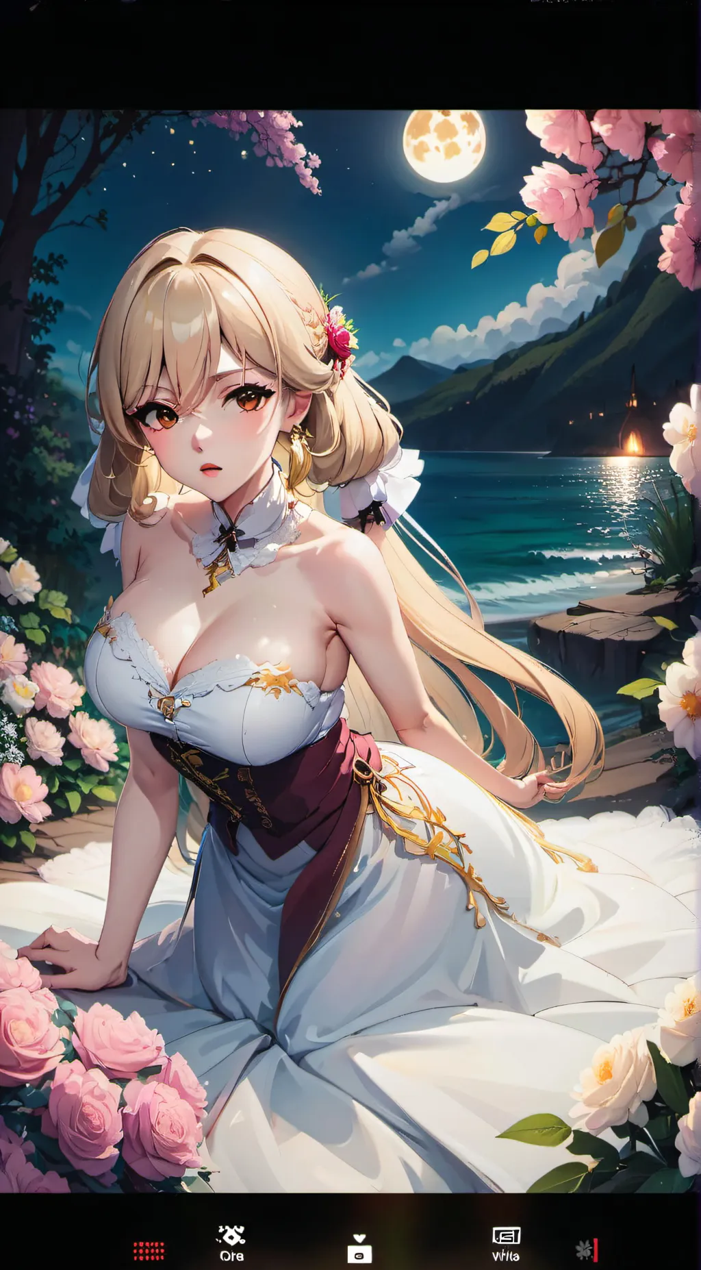 ai character: Love background