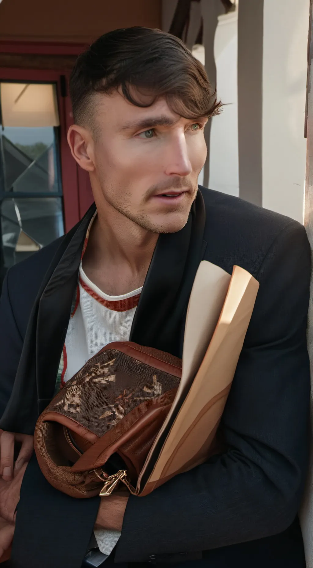 ai character: dad background