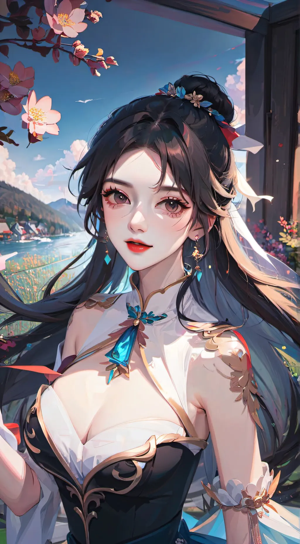 ai character: Aria background