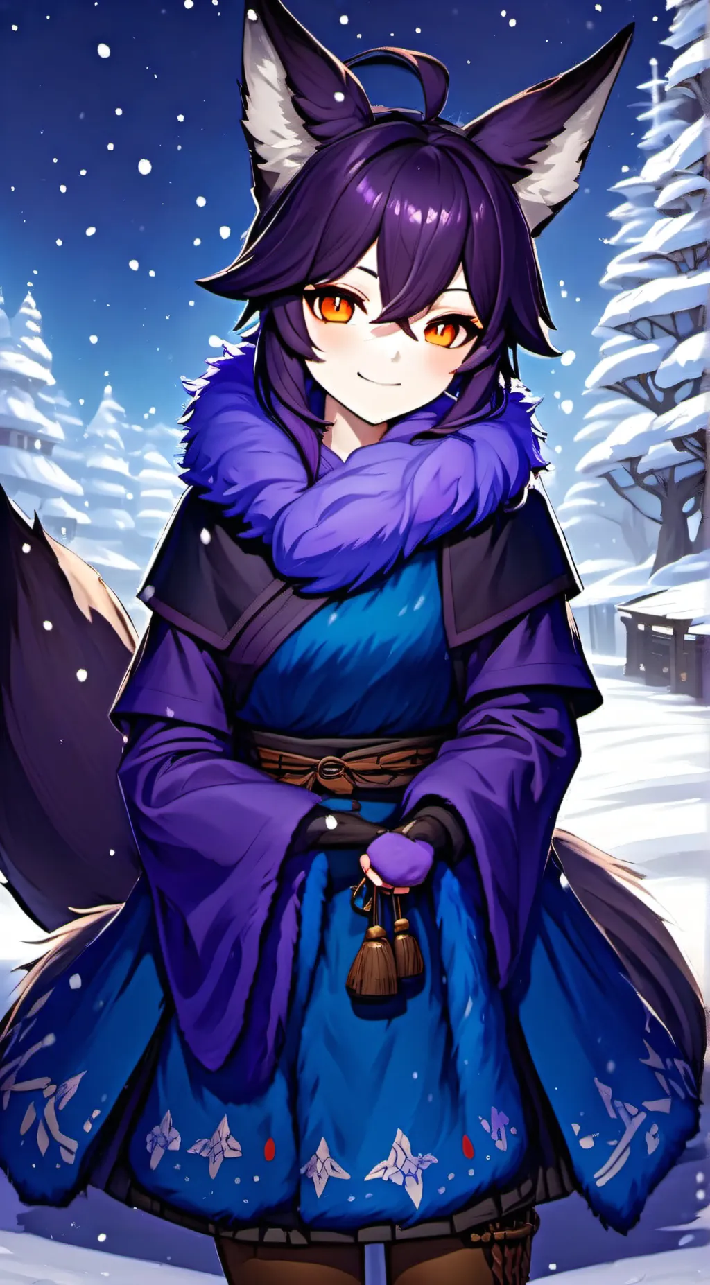 ai character: Dusk background