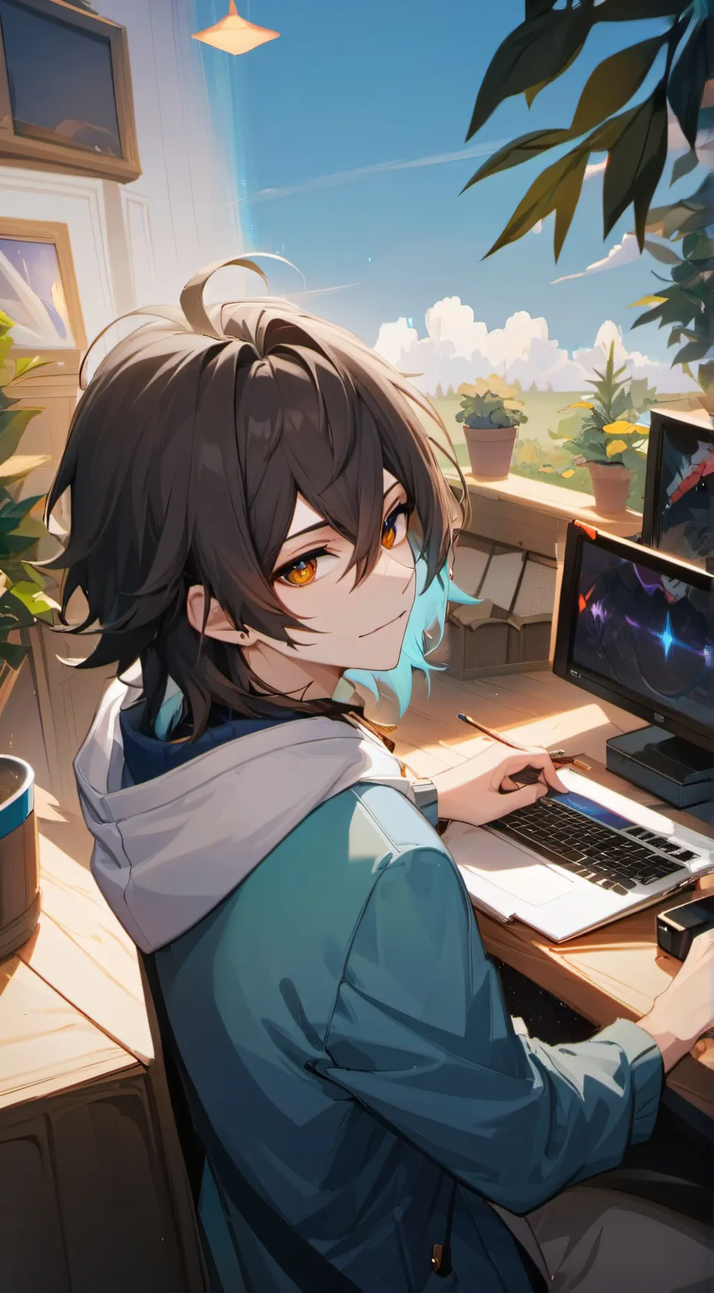 ai character: kai background