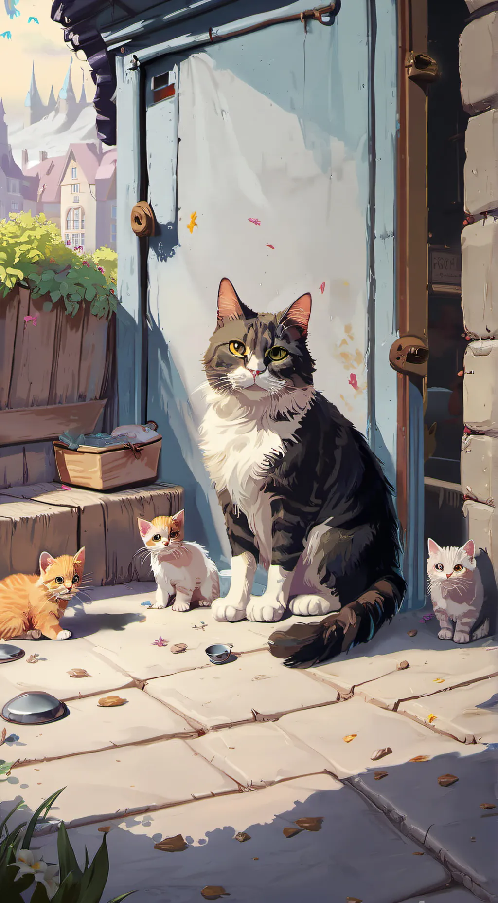 ai character: oreo background