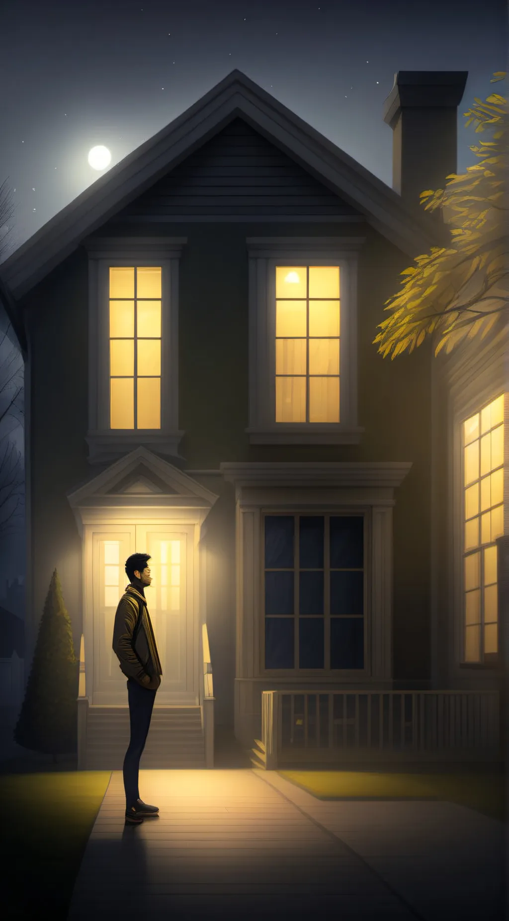 ai character: Mandela house background