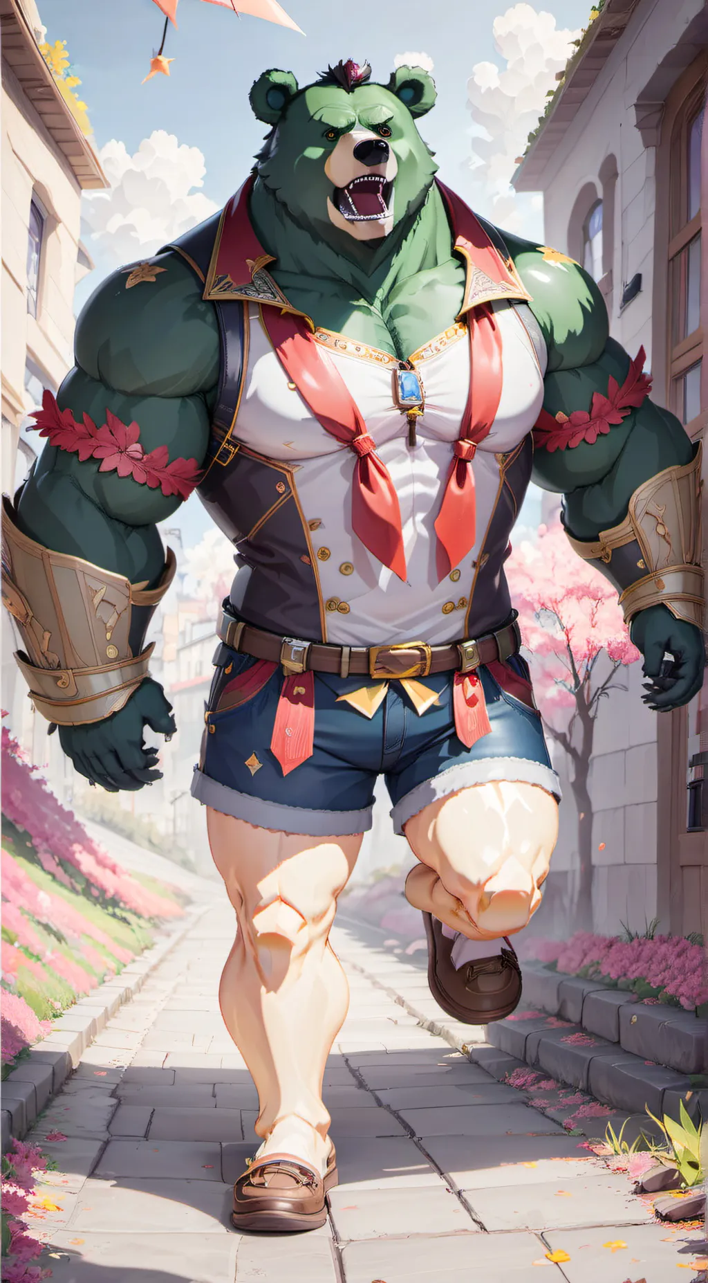 ai character: Shamrock Freddy background