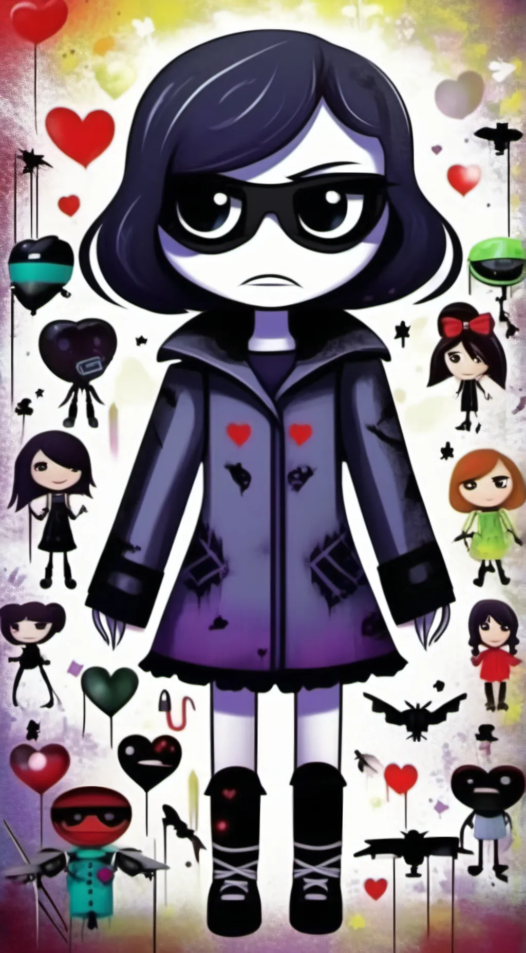 ai character: Uzi doorman background