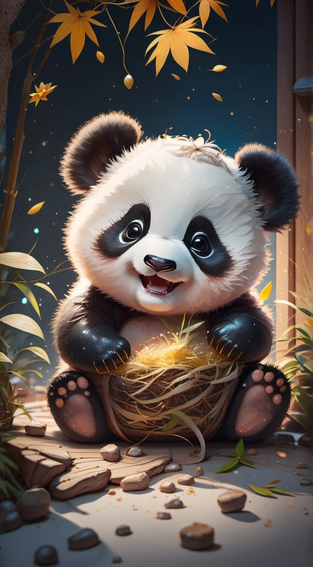 ai character: pandy background