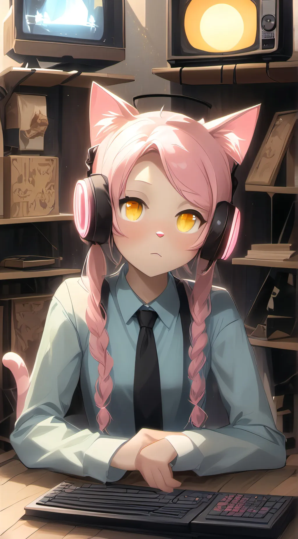 ai character: ★_Meryam arts_★ background