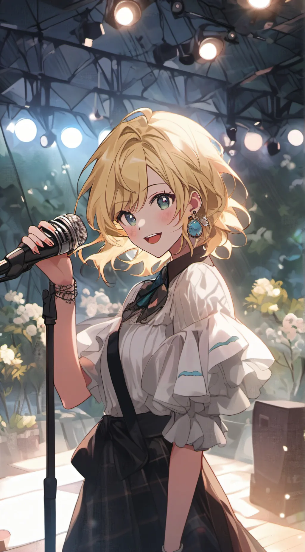 ai character: Taylor Swift  background