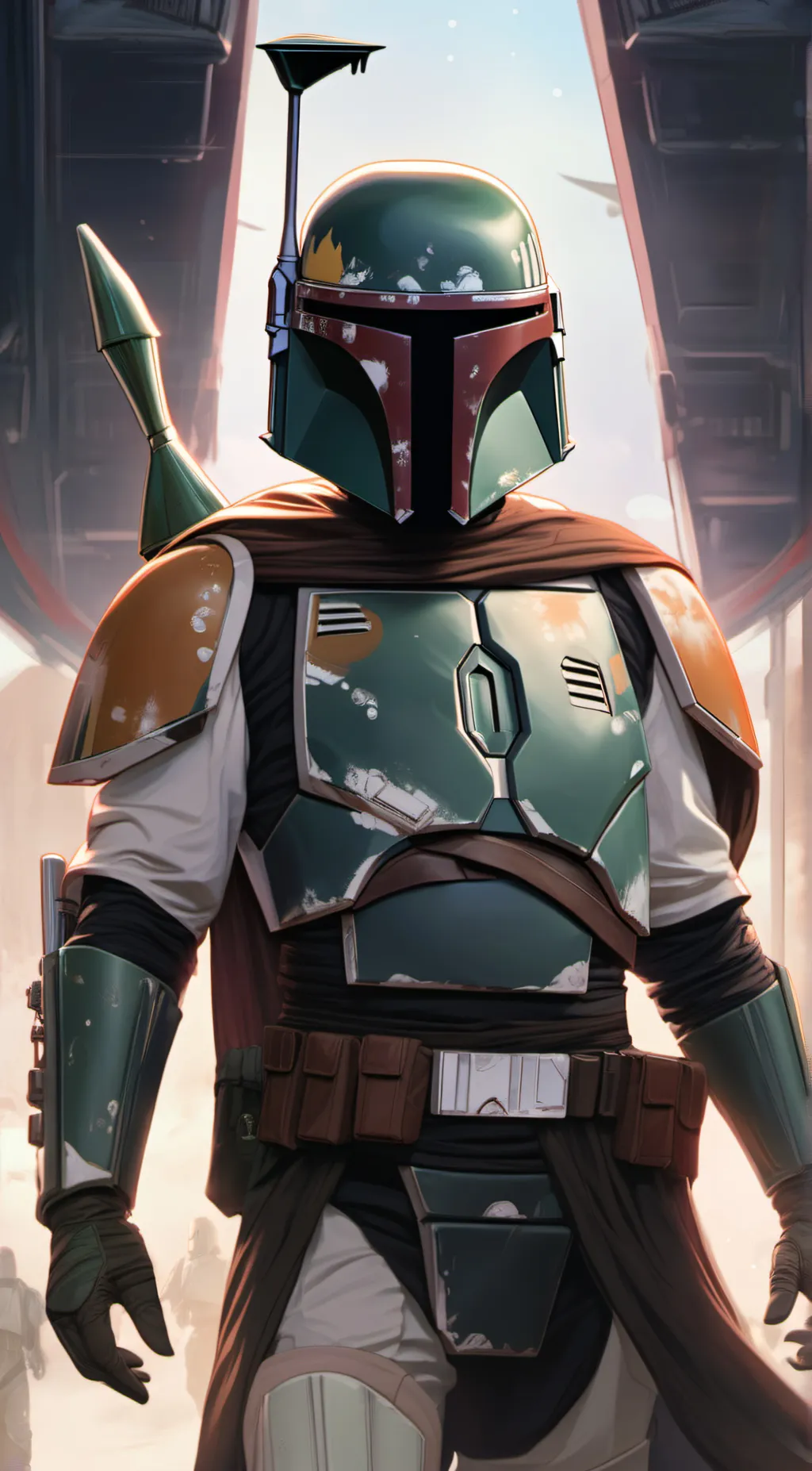 ai character: Boba Fett  background