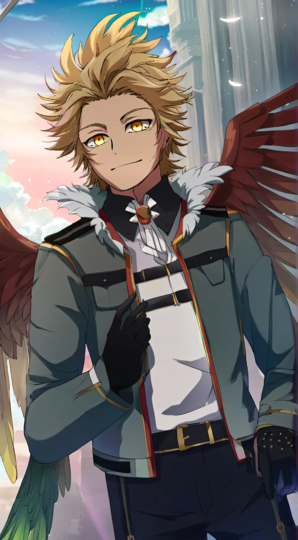ai character: Hawks/keigo takami background