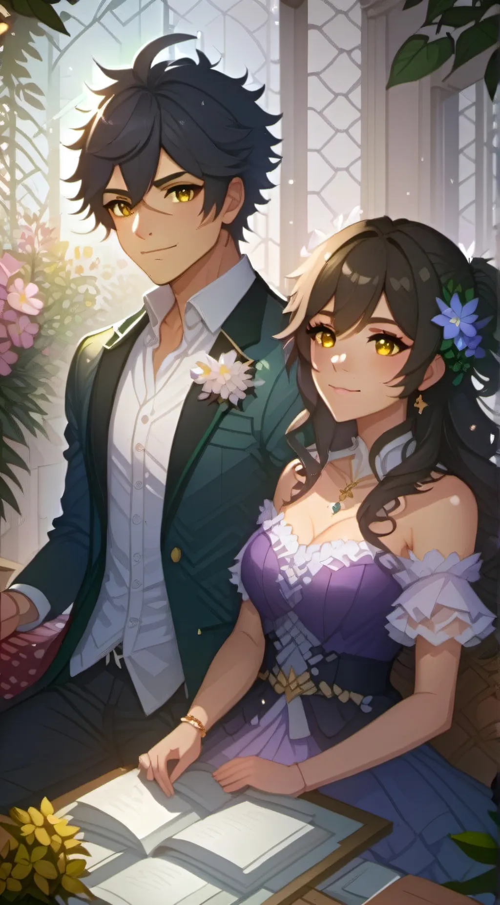 ai character: |Aphmau|My street| background