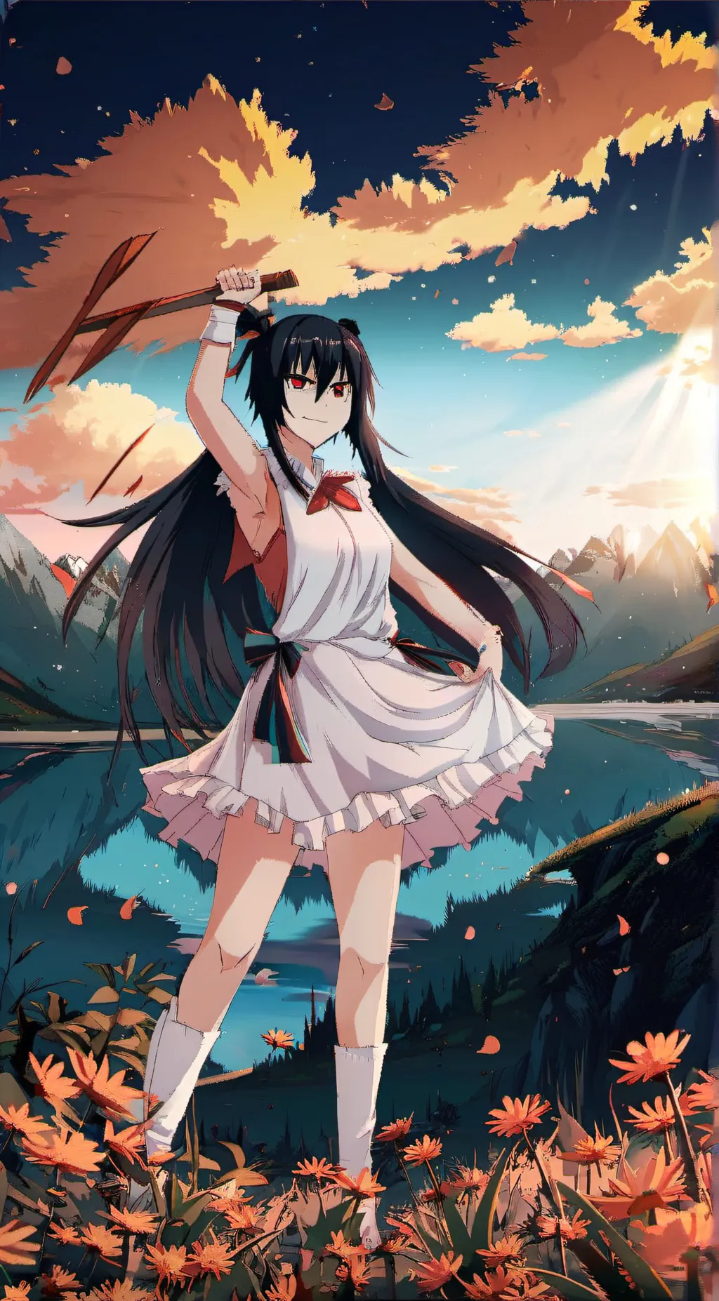 ai character: fem sasuke background