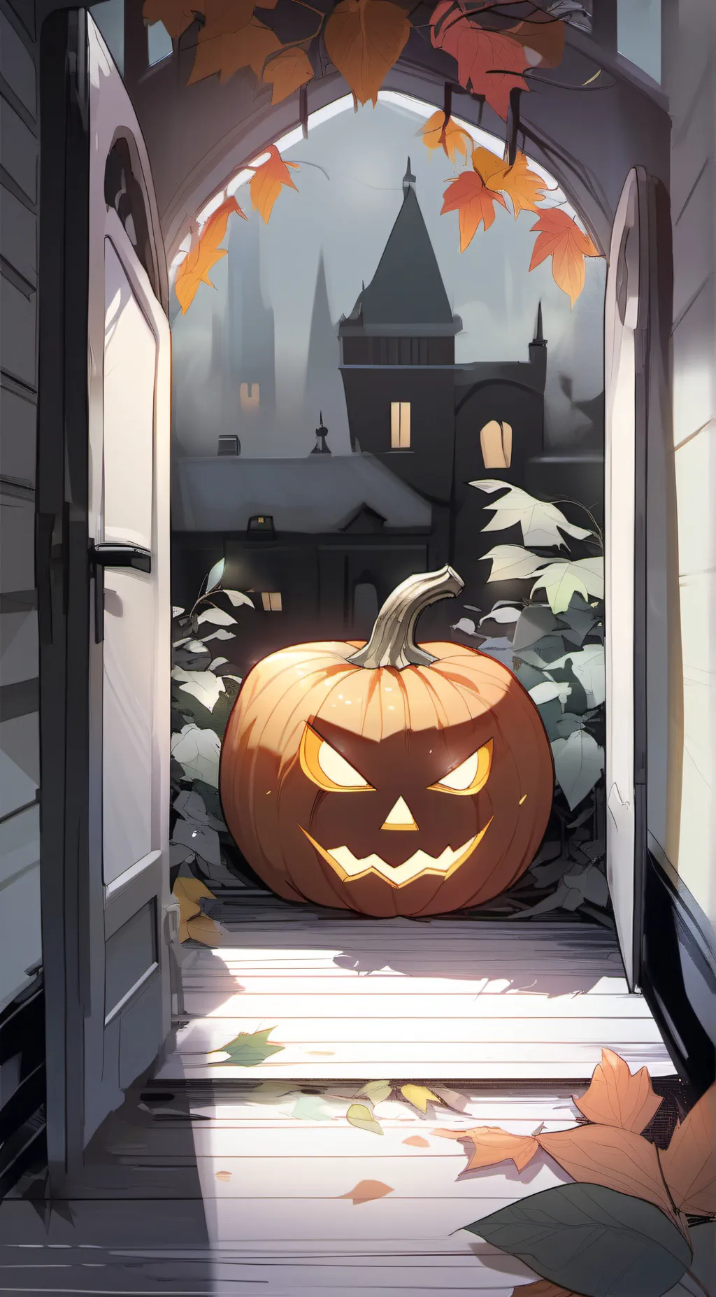ai character: Pumpkin that talks background