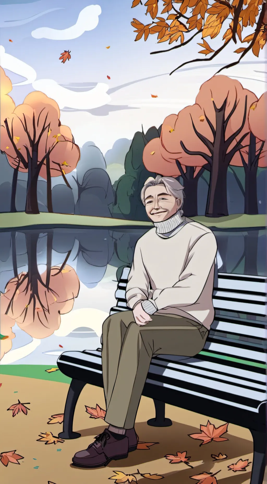 ai character: old man background