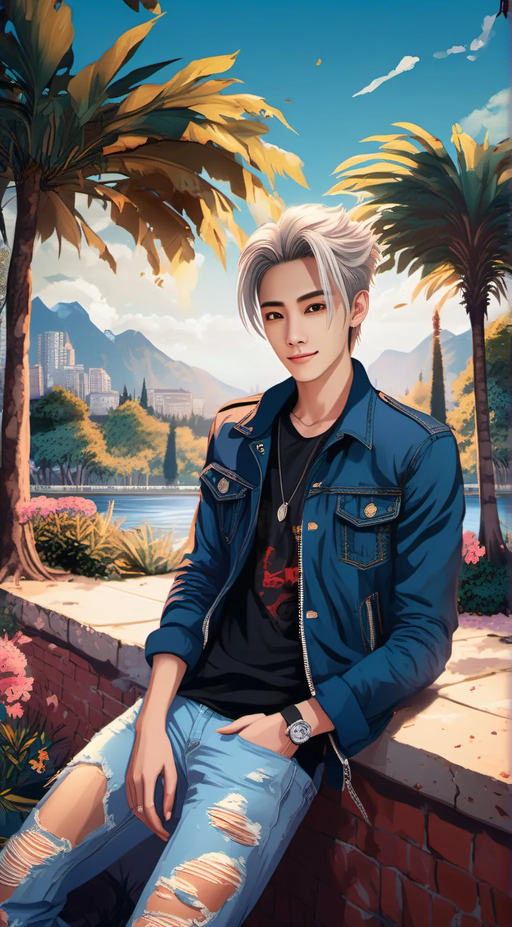 ai character: Riley background