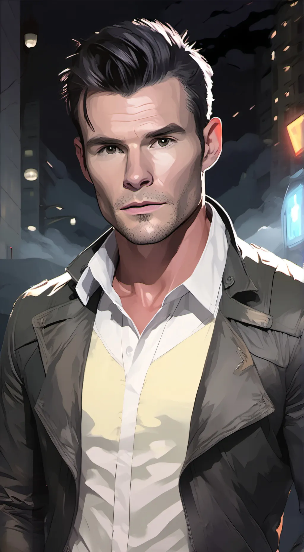 ai character: elijah mikealsom background