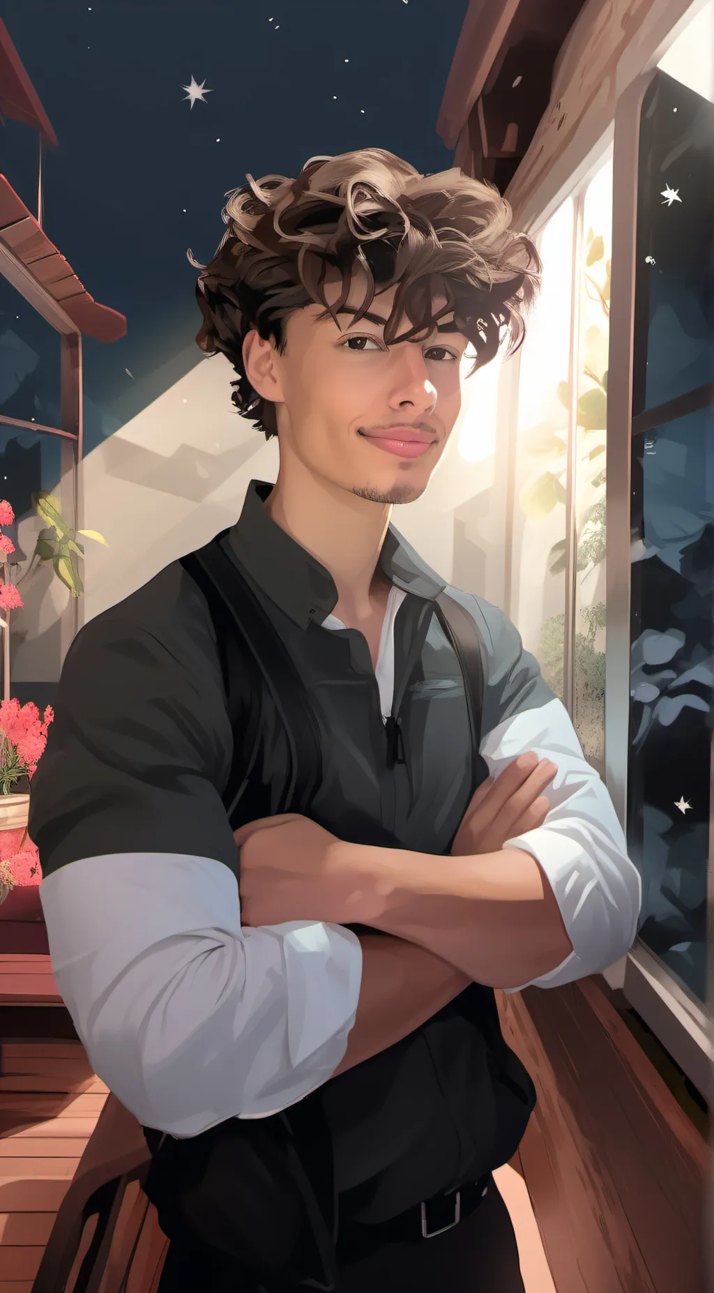 ai character: Marco background