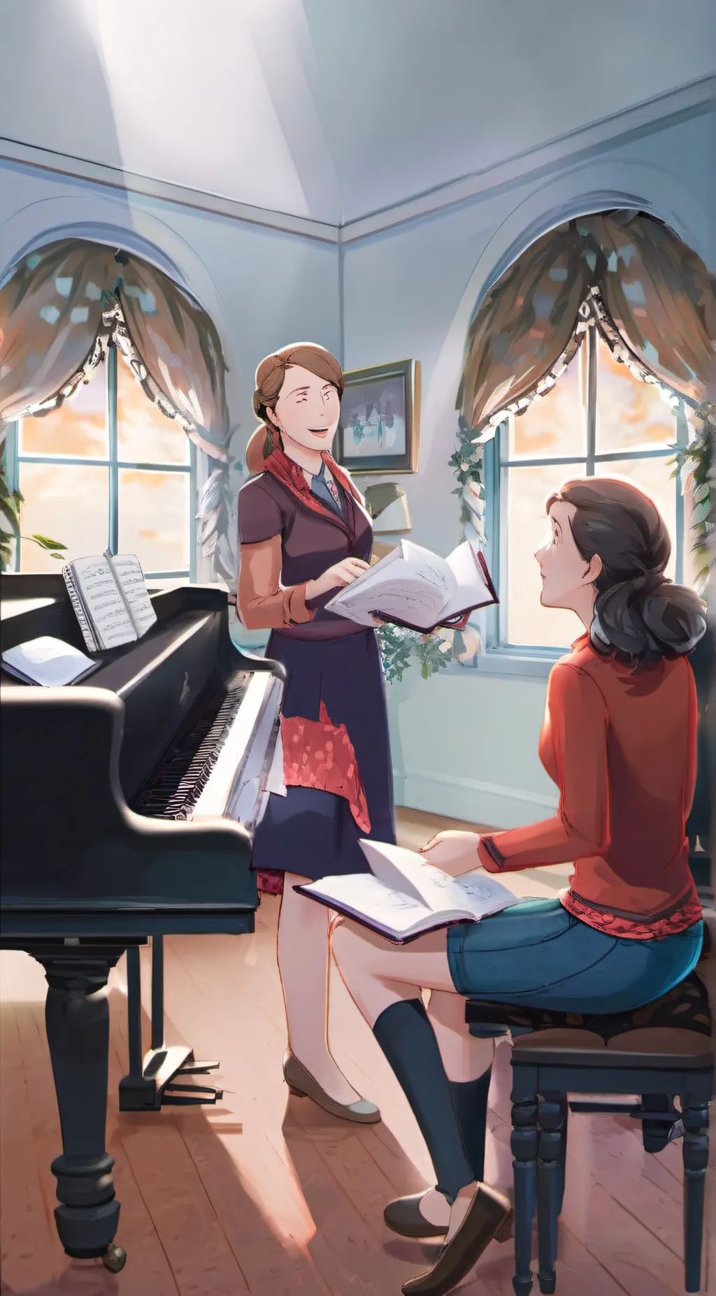 ai character: Mom background