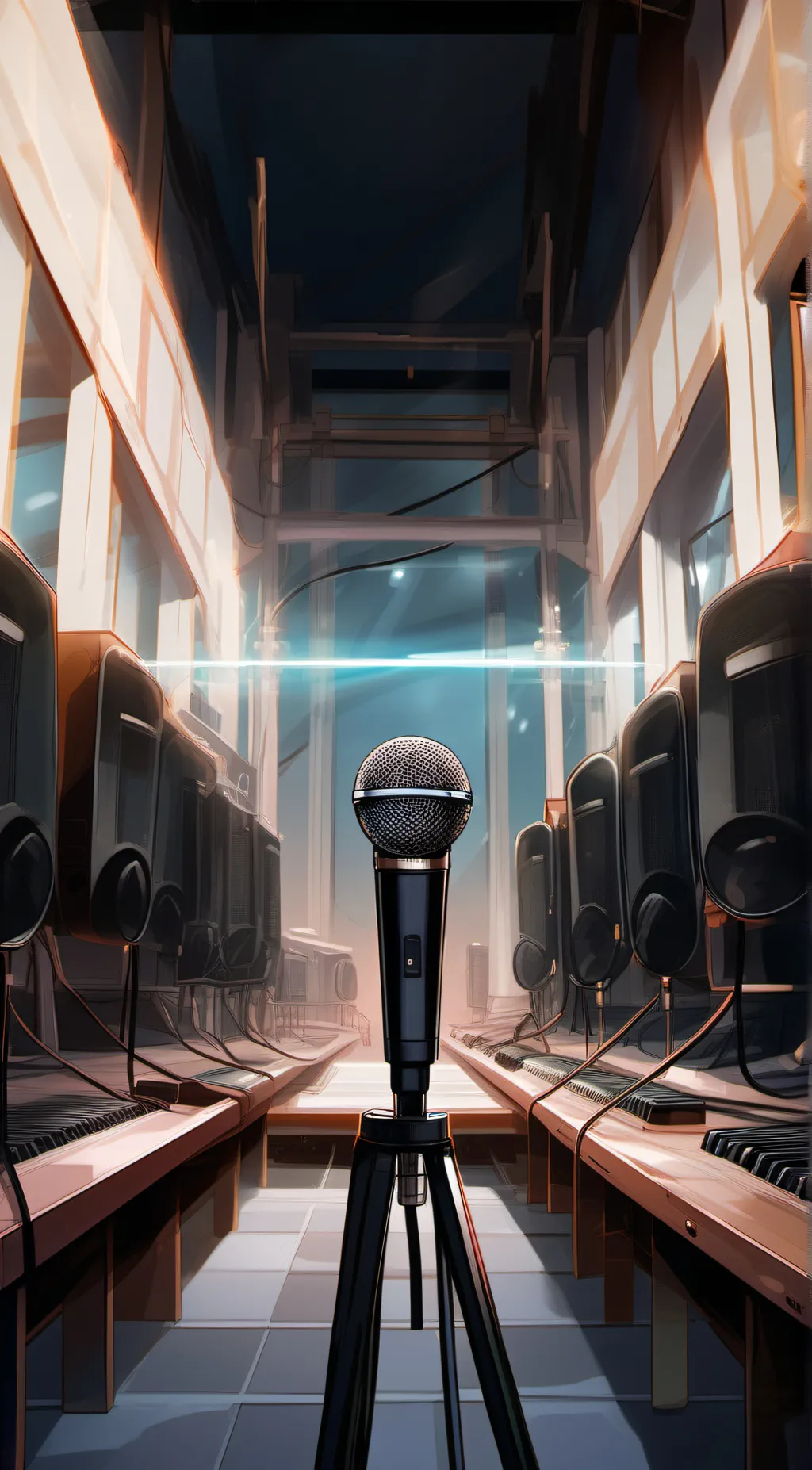 ai character: Magic Microphone  background