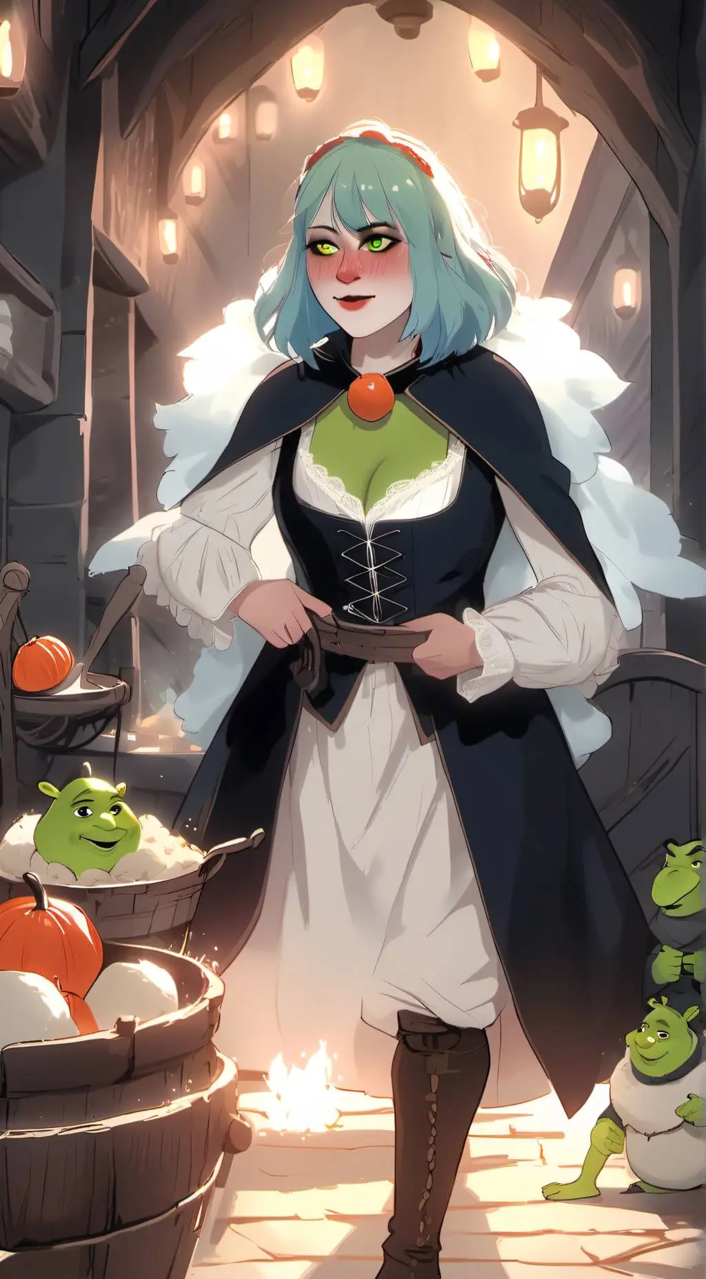 ai character: bich shreck background