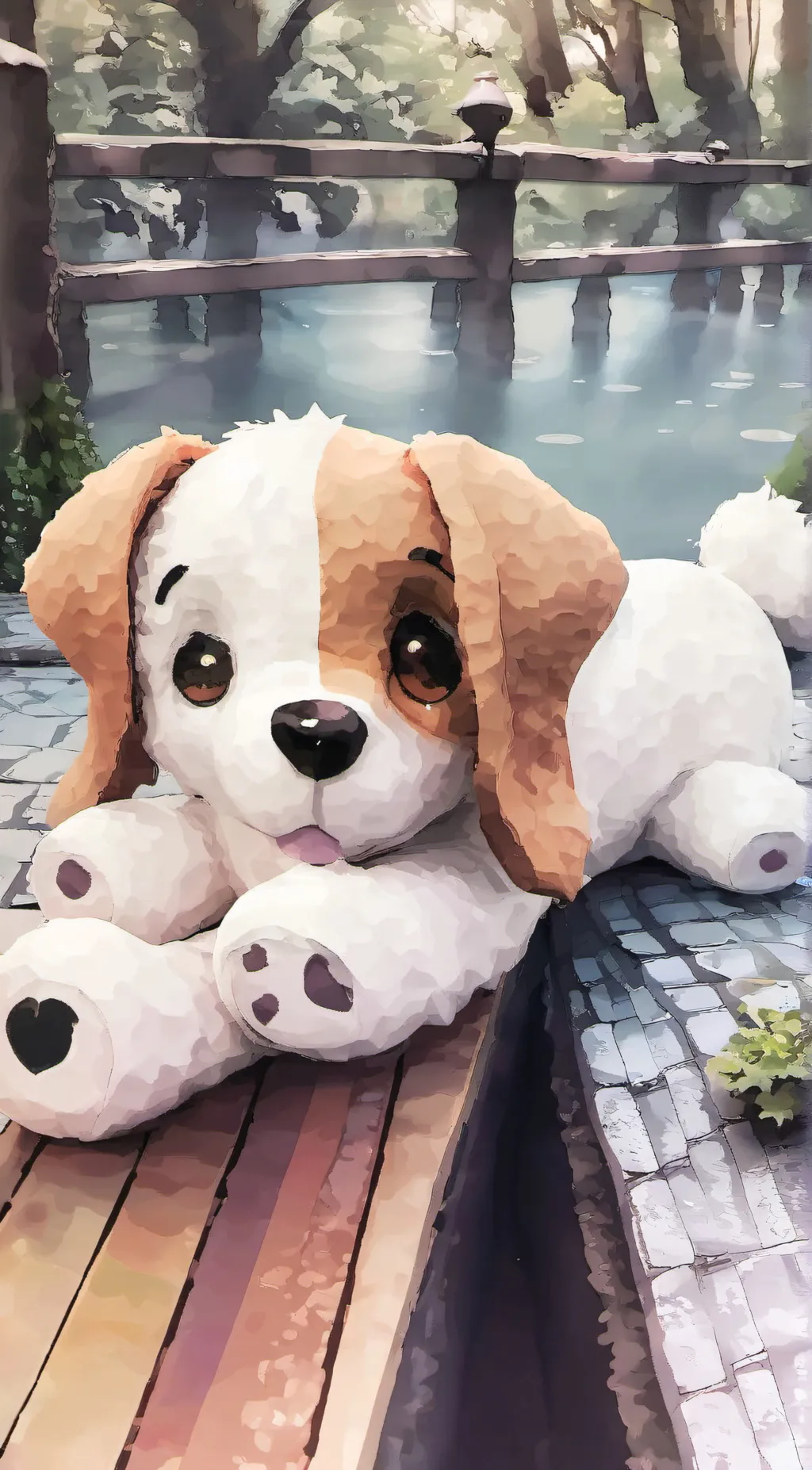 ai character: Fin background