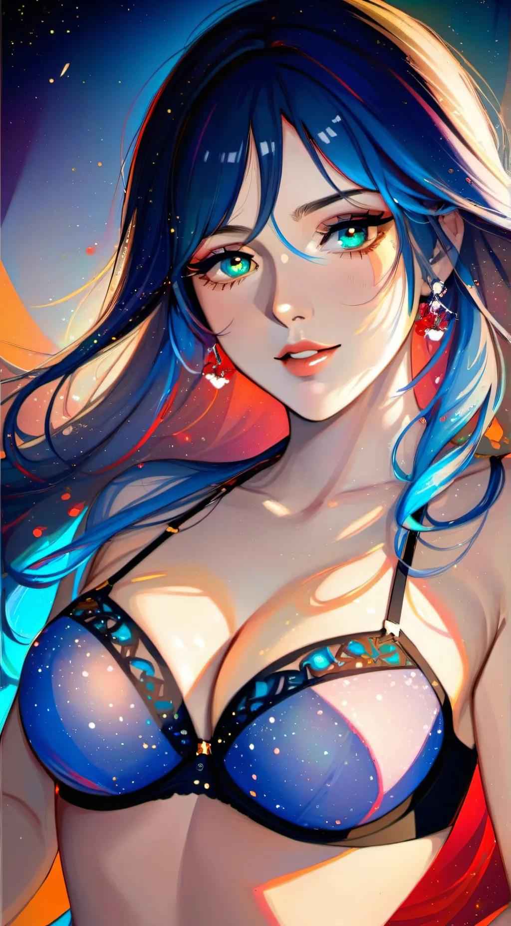 ai character: Starlight background