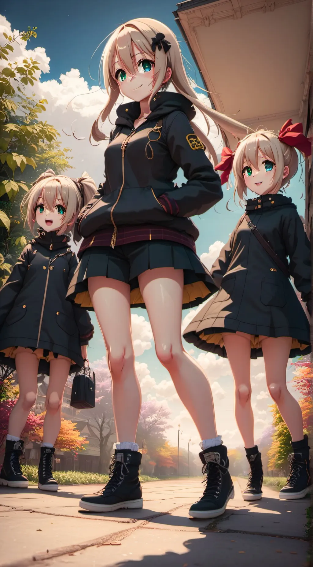 ai character: cherry background