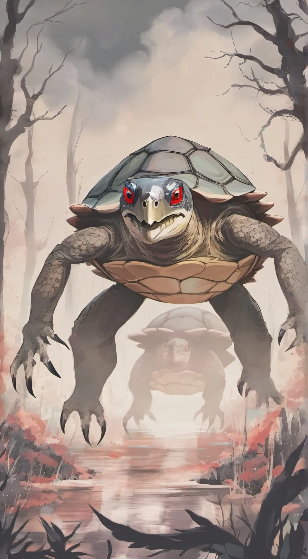 ai character: Death background