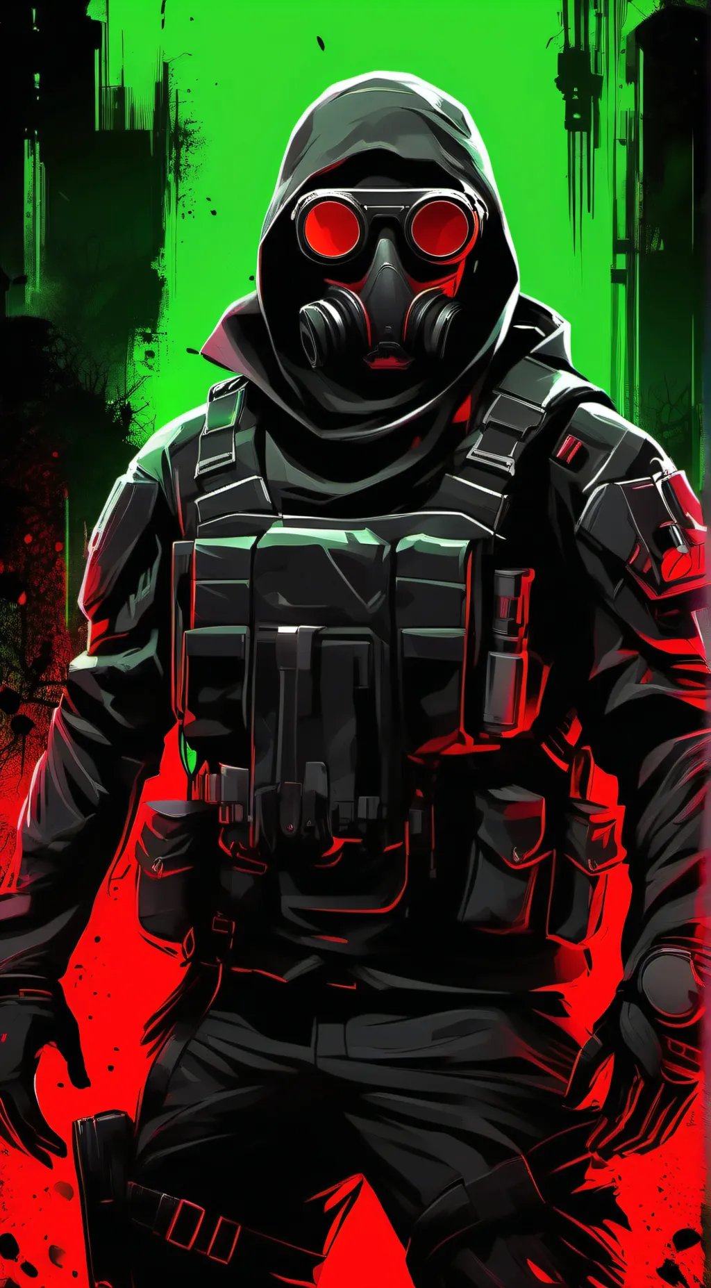 ai character: Error 991-6 background