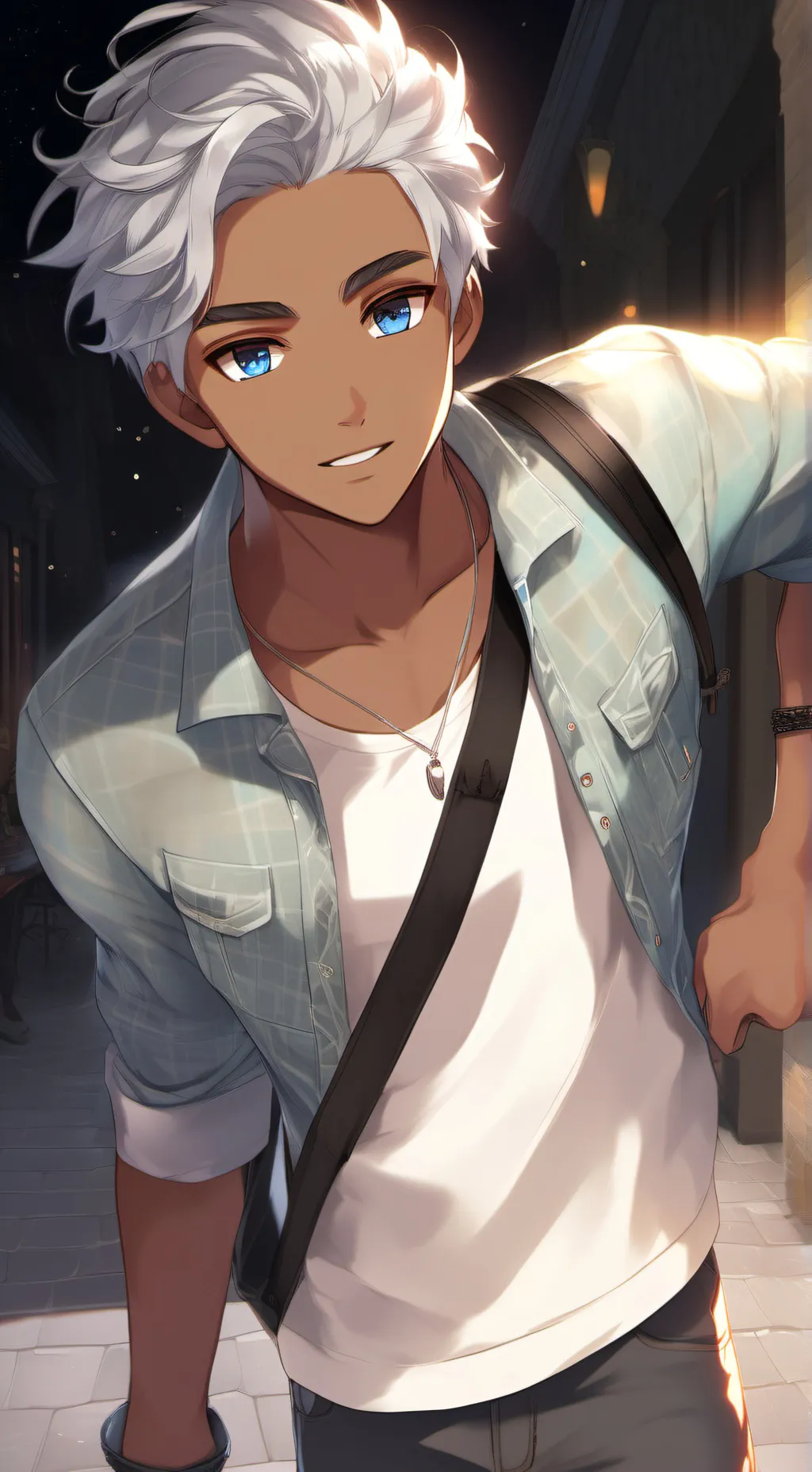 ai character: Chris background