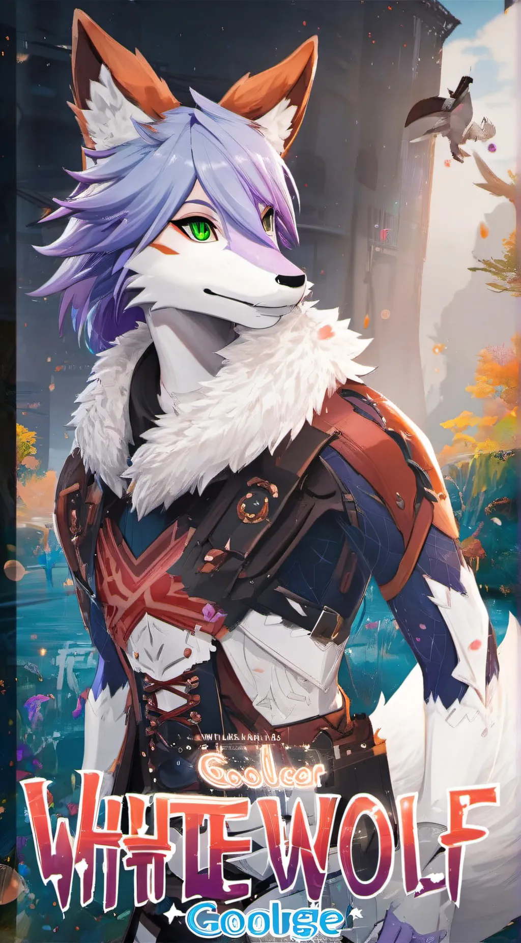 ai character: girlkisser background