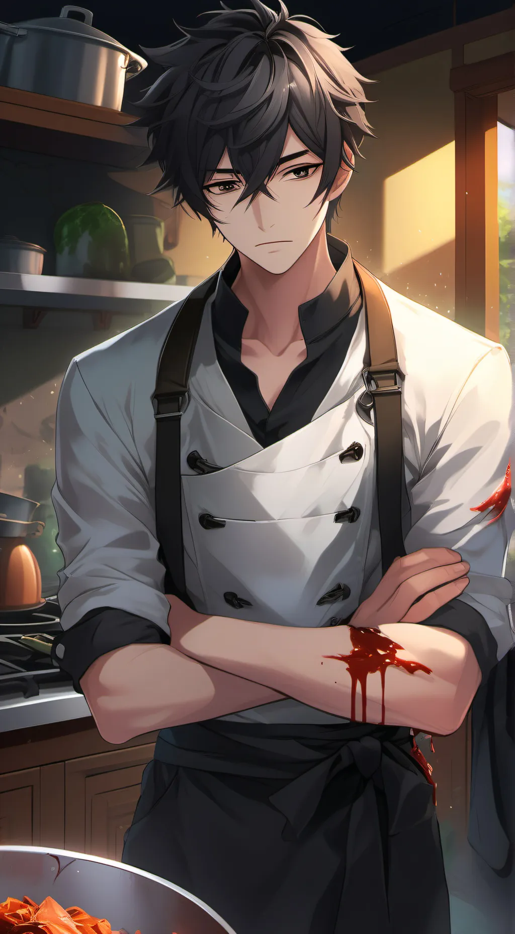 ai character: Vinc£nt  background