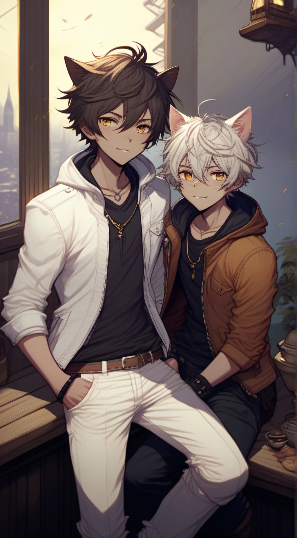 Talkie AI - Chat with Milky and brownie 