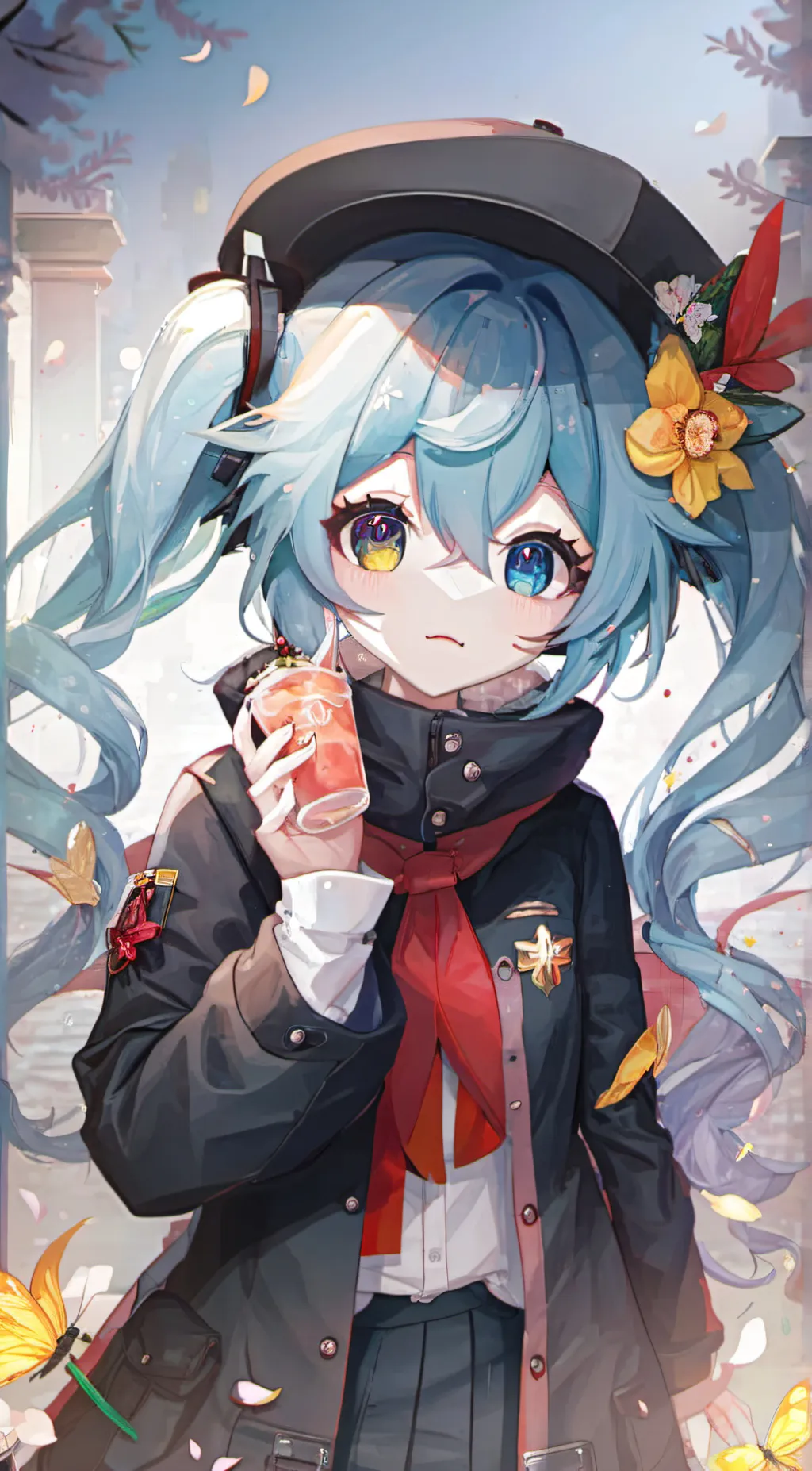 ai character: Luminu/ぅみぬえ background