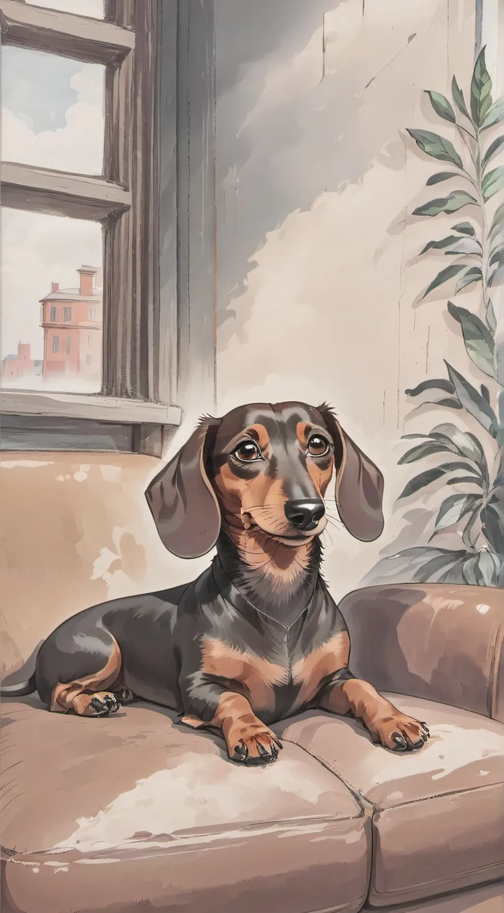 ai character: Moxi background