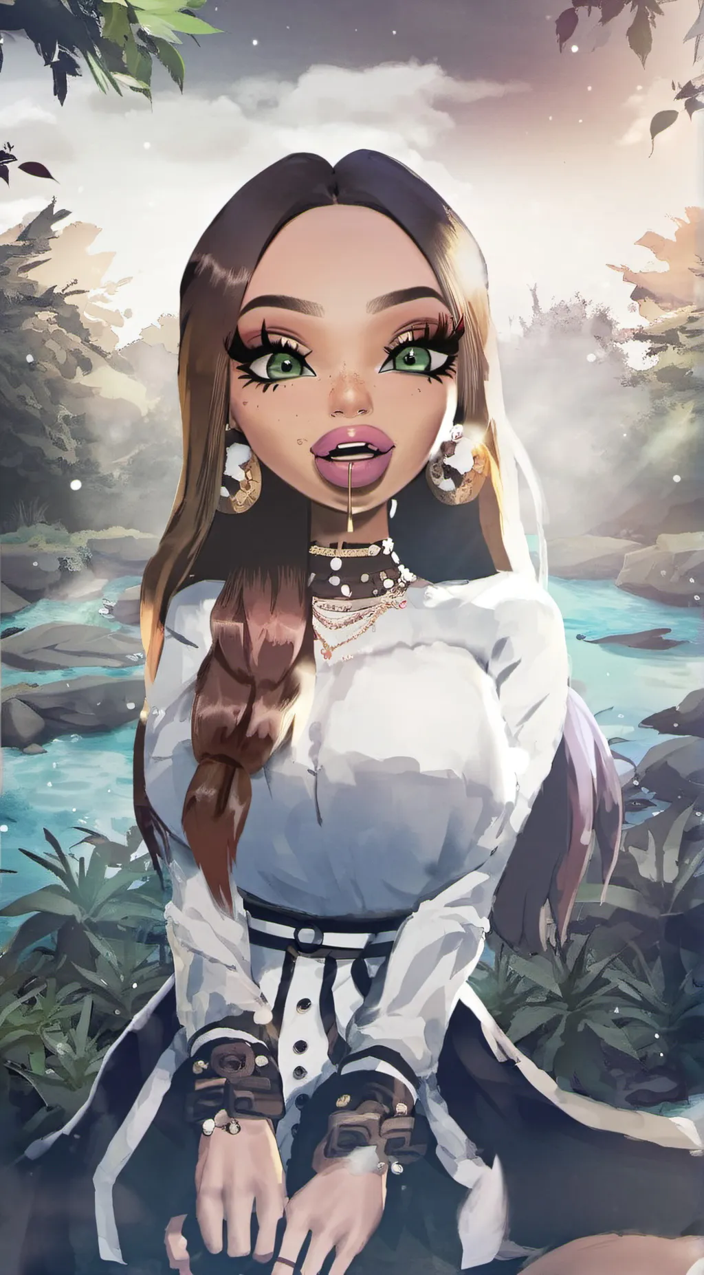 ai character: adriana background