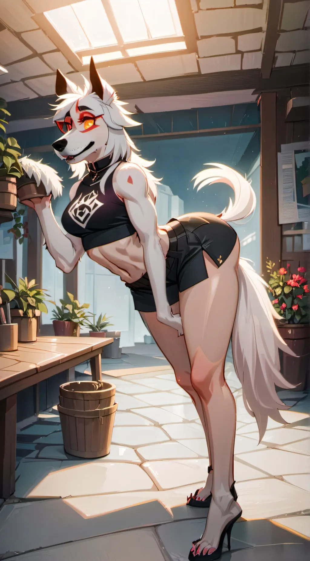 ai character: loona background